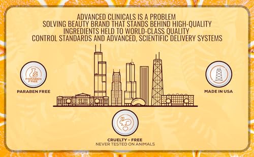 Advanced Clinicals Vitamin C Face & Body Cream Moisturizing Skin Care Lotion, Anti Advanced Clinicals