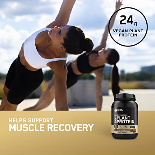 Optimum Nutrition Gold Standard 100% Plant Based Protein Powder, Gluten Free, Vegan Pro Optimum Nutrition