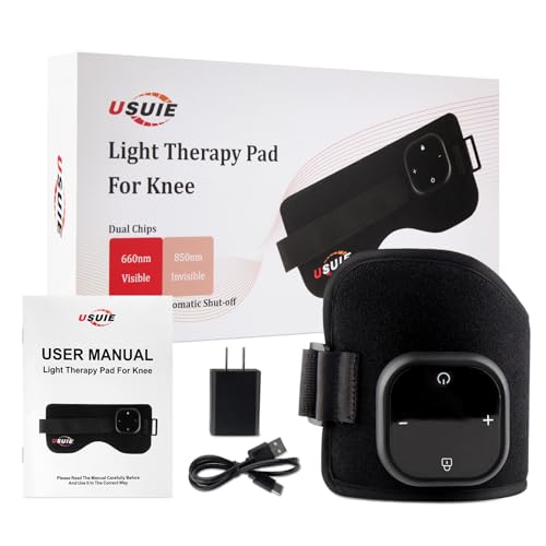 Cordless Red Light Therapy for Knee, Infrared Light Therapy Devices for Knee Pain Relief, Meniscus Injury agiogio
