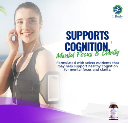 1 Body Liver Support: Twin Pack - 60 Capsules Each - Milk Thistle