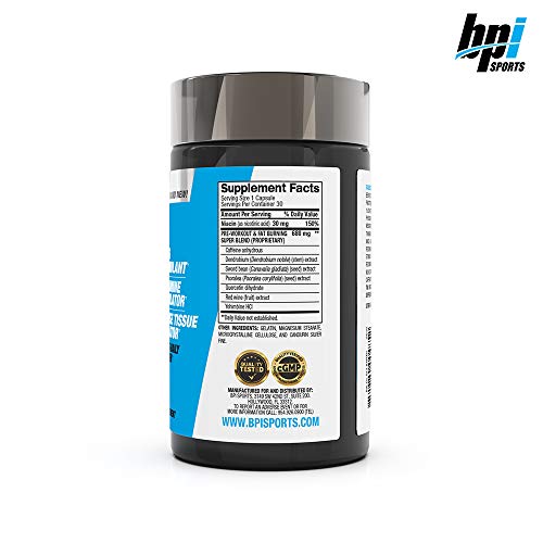 BPI Sports B4 – Extra-Strength Fat Burner – Keto-Friendly – Appetite Suppressant – Caffeine BPI Sports