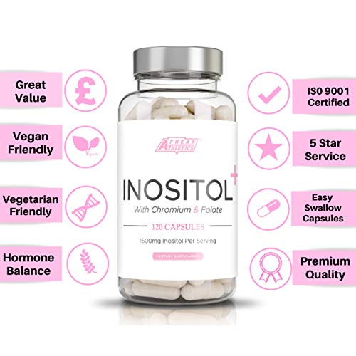 Myo-Inositol Capsules by Freak Athletics - Inositol Capsules with Chromium & Folate Freak Athletics