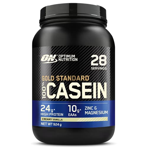 Optimum Nutrition Gold Standard 100% Casein Slow Digesting Protein Powder with Zinc
