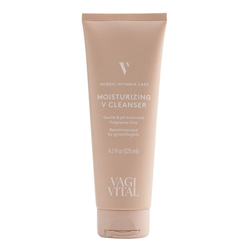 VagiVital V-Cleanser Moisturizing Daily Feminine Wash for Intimate Area, Soap-Free, Fragrance Free
