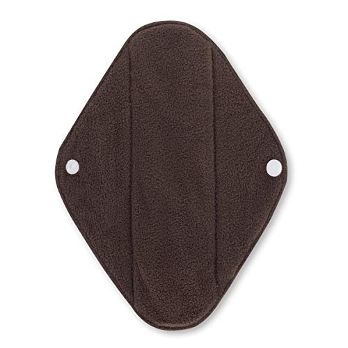 Teamoy 10pcs Cloth Panty Liners, Reusable Sanitary Pads with Wet Bag, Washable Cloth Menstrual Pads Teamoy