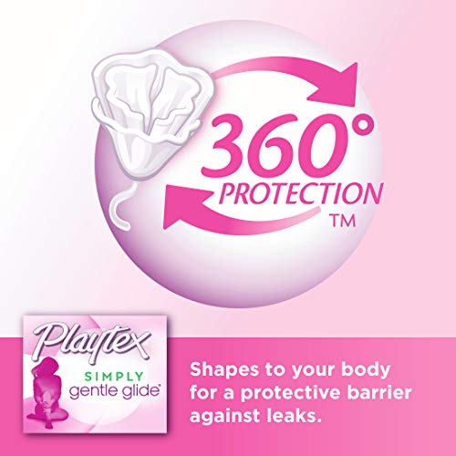 Playtex Simply Gentle Glide Unscented Tampons, Super Absorbency, 36 Count (Pack of 1) PLAYTEX
