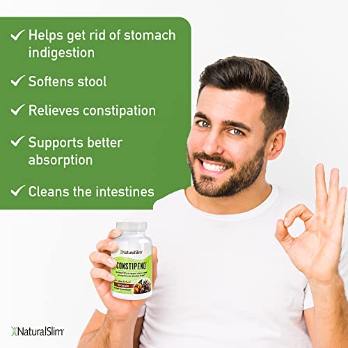NaturalSlim Constipend - Laxative for Constipation Relief, and Colon Cleanse Supplement NaturalSlim