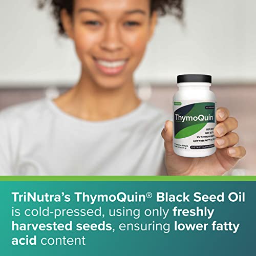 ThymoQuin Cold Pressed Black Seed Oil | Only Patented USP-Grade Clinically Researched ThymoQuin