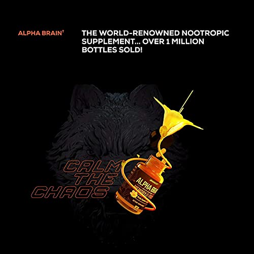 ONNIT Alpha Brain (120ct) - Over 1 Million Bottles Sold - Premium Nootropic Brain Sup ONNIT