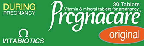 Pregnacare Vitabiotics During Pregnancy Original, 30 Count (Pack of 1) Pregnacare