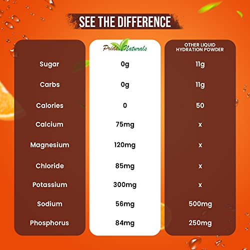 Electrolyte Powder - Refreshing Workout Recovery Electrolytes, Sugar Free, Gluten Free Pride Naturals, Inc