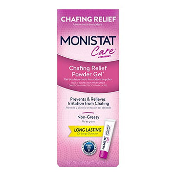 Monistat Chafing Relief Powder Gel, Anti-Chafe Protection, Fragrance Free Chafing Gel, 1.5 Oz, 1 Pack