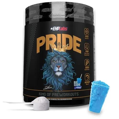 EHP Labs Pride Pre Workout Powder Energy Supplement - Sugar Free Preworkout for Men