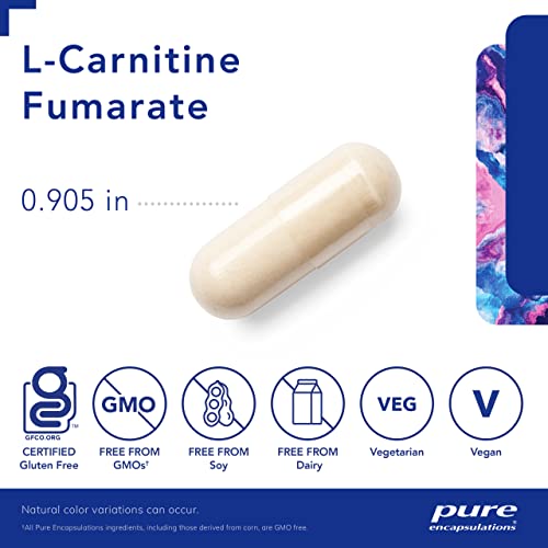 Pure Encapsulations L-Carnitine Fumarate | Hypoallergenic Supplement Support for Enhanced Pure Encapsulations