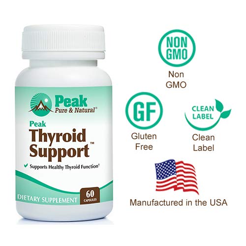 Peak Pure & Natural Thyroid Support Thyroid Supplement and Metabolism Booster to Support Peak Pure & Natural