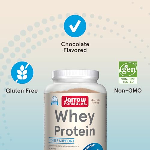 Jarrow Formulas Whey Protein With 18 g of Protein, 3.8 g of BCAAs, & Glutamine, Dietary Jarrow Formulas