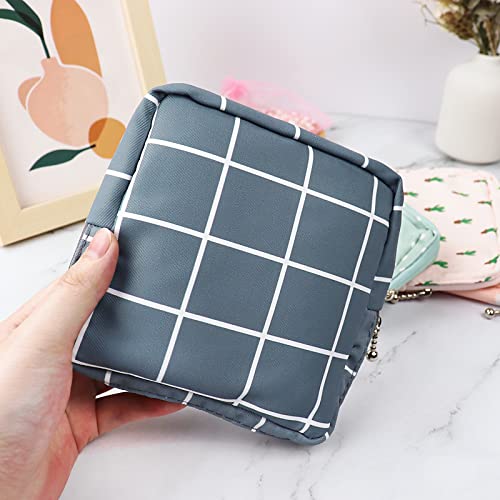 Sanitary Napkin Storage Bag,Portable Sanitary Napkin Storage Pouch Pack of 4 Reusable Menstrual Cup Tuciyke