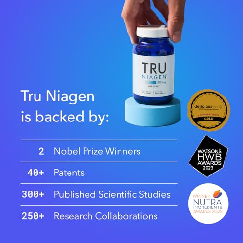 TRU NIAGEN - Patented Nicotinamide Riboside NAD+ Supplement. NR Supports Cellular TRU NIAGEN