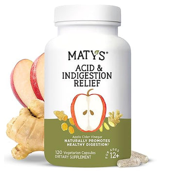 Matys Acid & Indigestion Relief Capsules, Safe Antacid Alternative for Occasional Acid 