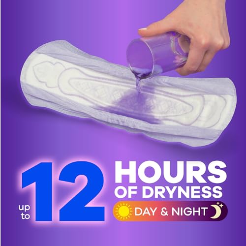 Always Discreet Adult Moderate Long Incontinence Pads, Up to 100% Leak-Free Protection, 54 Count Always Discreet