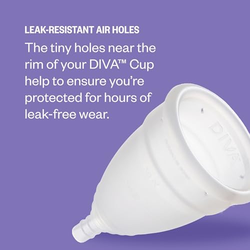 DivaCup - BPA-Free Reusable Menstrual Cup - Leak-Free Feminine Hygiene - Tampon and Pad DivaCup
