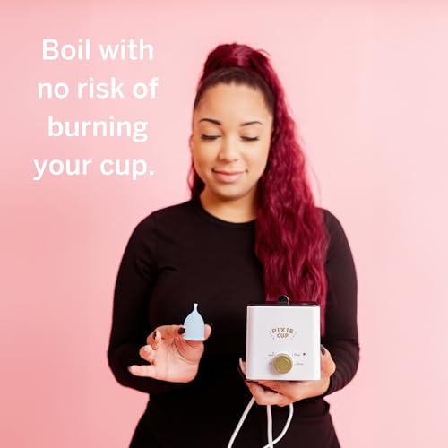 Pixie Menstrual Cup & Disc Boiler Sterilizer - Easily Submerge & Clean Your Period Cup in Boiling Water Pixie Cup