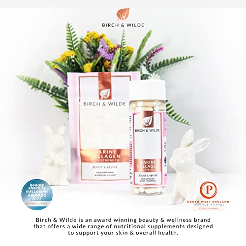 Birch & Wilde Marine Collagen Peptides for Beautiful Skin & Hair and Stronger Bones & Joints 