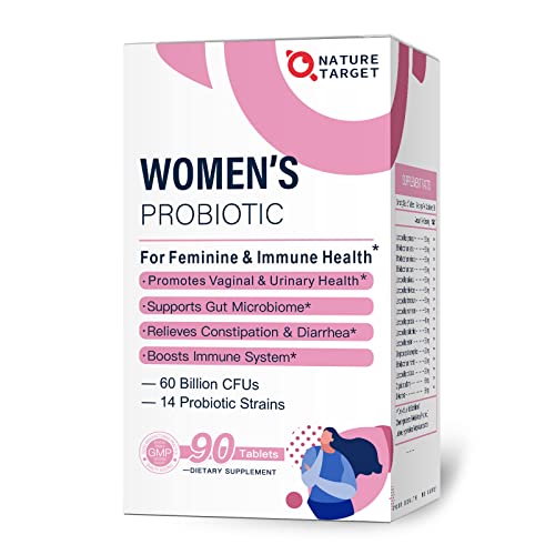 Probiotics-for-Women, Probiotics and Prebiotics, Cranberry and D-Mannose, 50-Billion