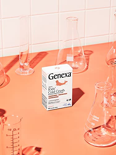 Genexa Cold Crush for Children – 60 Tablets | Certified Organic & Non-GMO, Physician Genexa