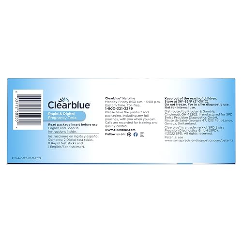 Clearblue Pregnancy Test Combo Pack, 10ct - Digital with Smart Countdown & Rapid Clearblue