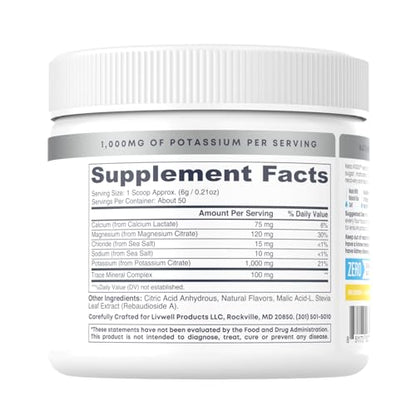 Hi-Lyte Keto K1000 Electrolyte Powder | Lemonade | Hydration Supplement Drink Mix Hi-Lyte