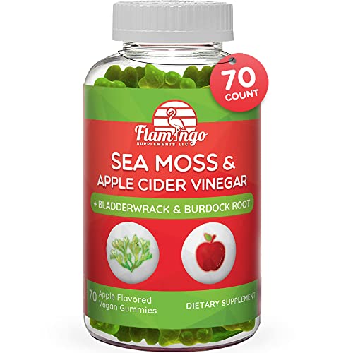 Sea Moss Gummies with Apple Cider Vinegar, Bladderwrack, and Burdock Root Organic