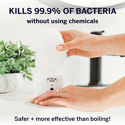 Pixie Menstrual Cup & Disc Steamer Sterilizer - Ranked 1 for The Best Steamer - Kills 99.9% of Germs Pixie Cup