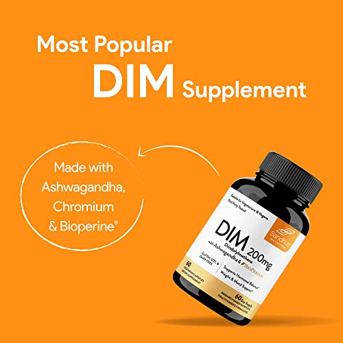 Sandhu's DIM Supplement 200 mg -60 Capsules - Diindolymethane with Ashwagandha Sandhu's