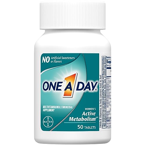 One A Day Women’s Active Metabolism Multivitamin, Supplement with Vitamin A, C, D, E ONE A DAY
