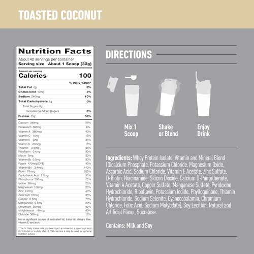 Isopure Protein Powder, Low Carb Whey Isolate with Vitamin C & Zinc for Immune Support Isopure