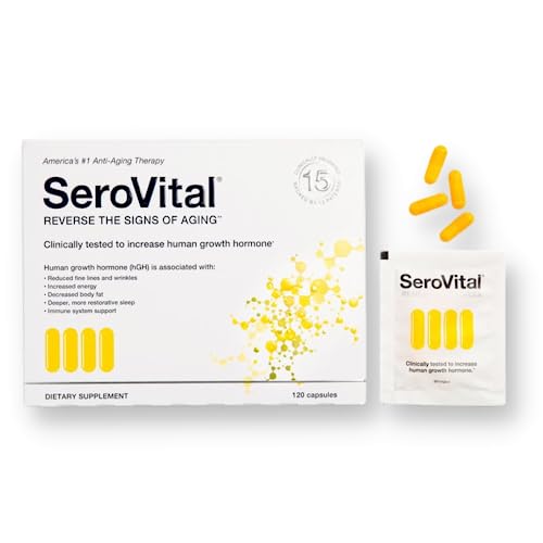 Sero-Vital Renewal Complex - Reverse The Signs of Aging - Clinically Tested to Increase Human Growth