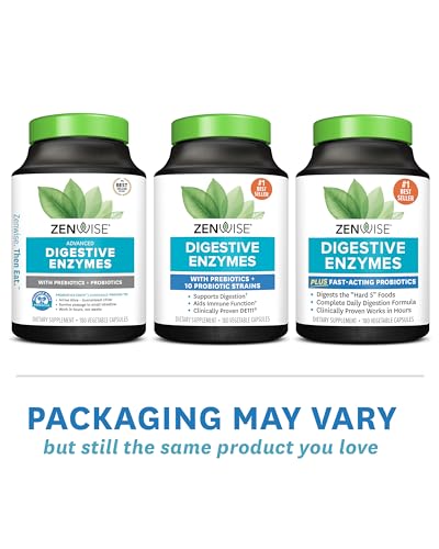 Zenwise Digestive Enzymes - Probiotic Multi Enzyme with Probiotics 180 Ct