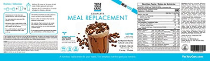 Yes You Can! Complete Meal Replacement - 15 Servings, 20g of Protein, 0g Added Sugars