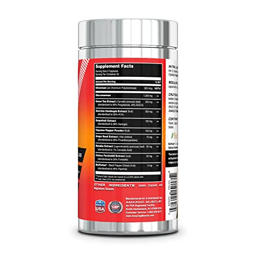 Amazing Muscle Lean 10 Burner - 90 Capsules - 30 Servings - Helps to Preserve Muscle Amazing Nutrition