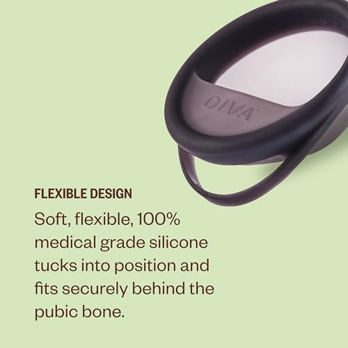 Diva Disc - Comfortable, Reusable Menstrual Disc with Leakproof Shield - Period Disc for Up to 12 Hours DivaCup