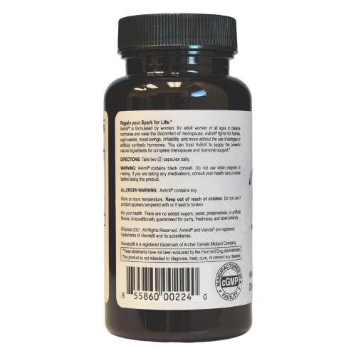 Avlimil® Hormone Balance & Menopause Support | Mood Swings, Hot Flashes, Night Sweats and Irritability Avlimil