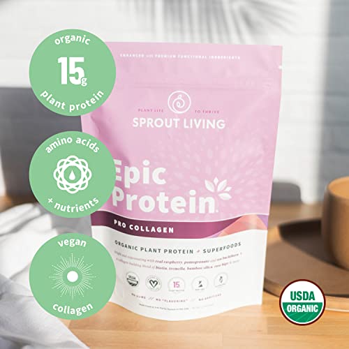 Sprout Living Epic Protein Pro Collagen, 364 g Sprout Living