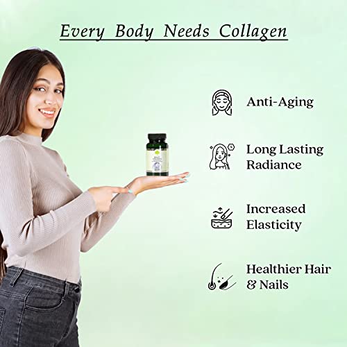 Beauty Collagen | Collagen & Hyaluronic Acid Supplement | 60 Capsules | Hydrolysed Marine Collagen G&G Vitamins