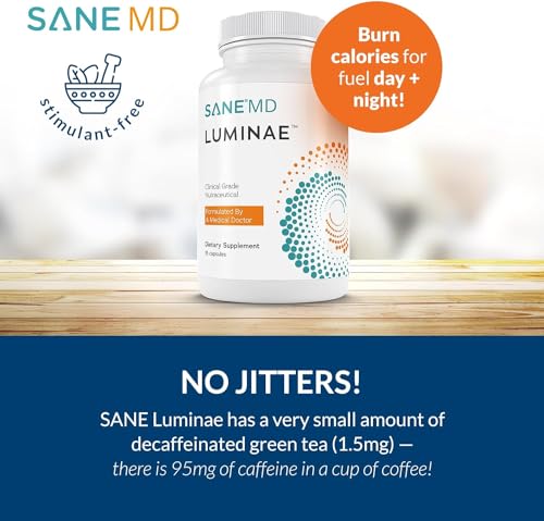 SANE Luminae Healthy Supplement Pills with 7-Keto DHEA - Lower Your Set-Point Weight SANE