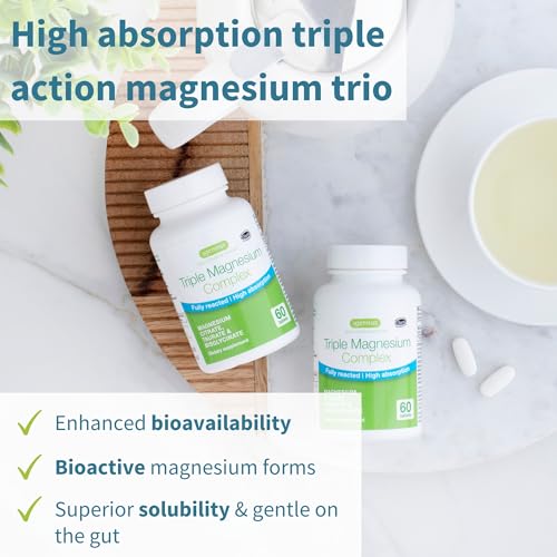 Advanced Triple Magnesium Complex, 2000mg Glycinate, Citrate & Taurate, Clean Label Igennus Healthcare Nutrition