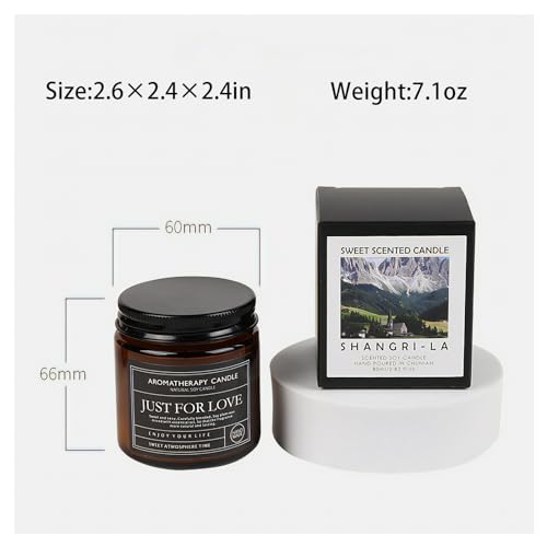 Candles for Home Scented Candle Gifts for Men Candles Clearance Amber Candle Jar Soy Wax Candles Caelusi