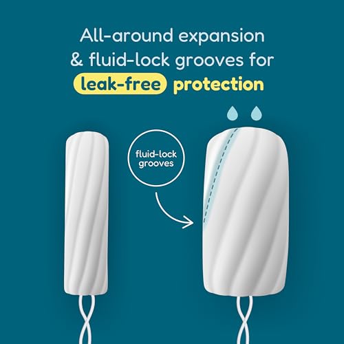 o.b. Tampons Multipack | Non-Applicator Tampon, Unscented | Regular/Super/Super Plus Tampons, 40ct o.b.
