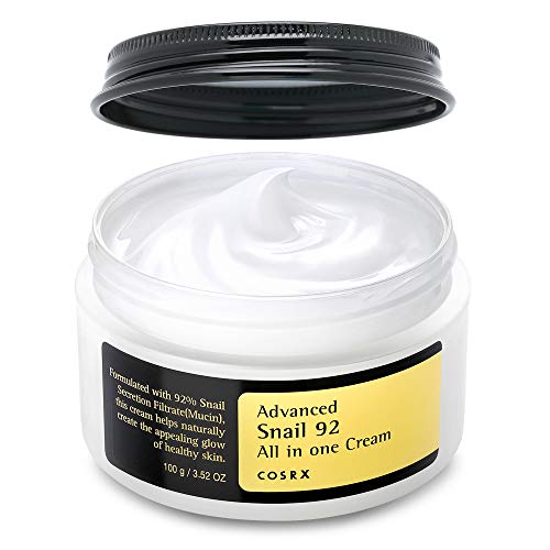 COSRX Snail Mucin 92% Moisturizer 3.52oz/ 100g, Daily Repair Face Gel 
