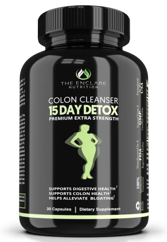 Colon Cleanser Detox. Premium 15 Day Fast-Acting Detox Cleanse Diet Pills, Probiotic